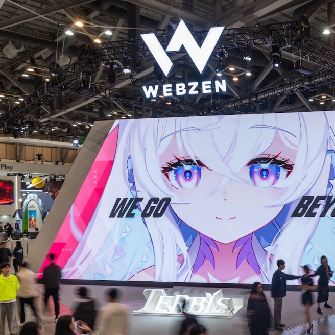 korean game show g-star korea webzen booth